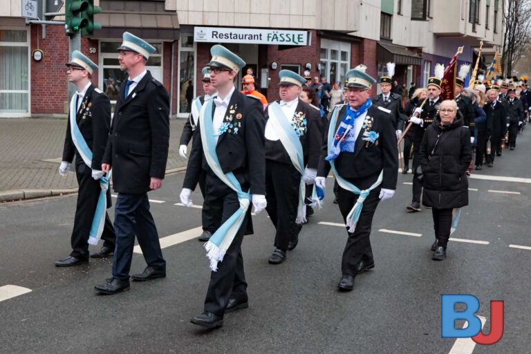 Eine Abordnung beim Knappentag